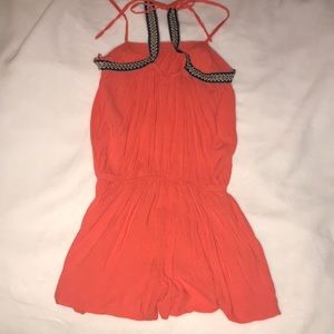 dark orange romper